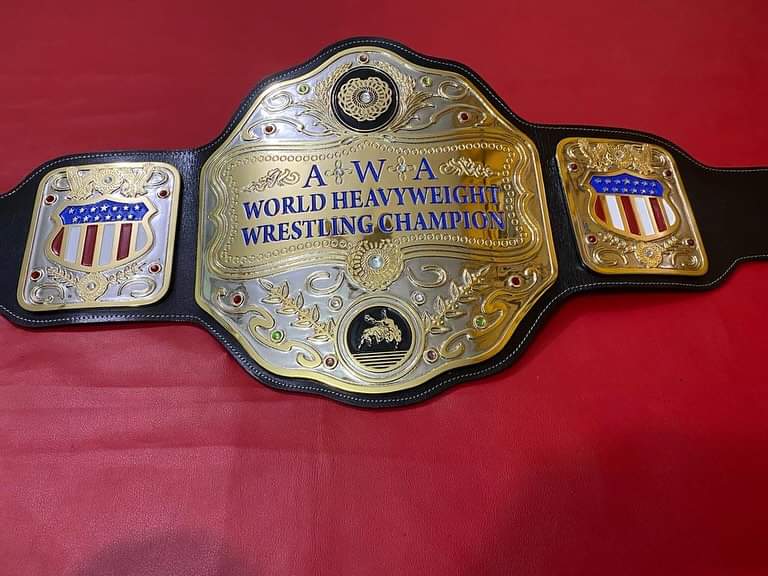 AWA World Heavyweight Championship Replica Title Belt - Inmate Edition