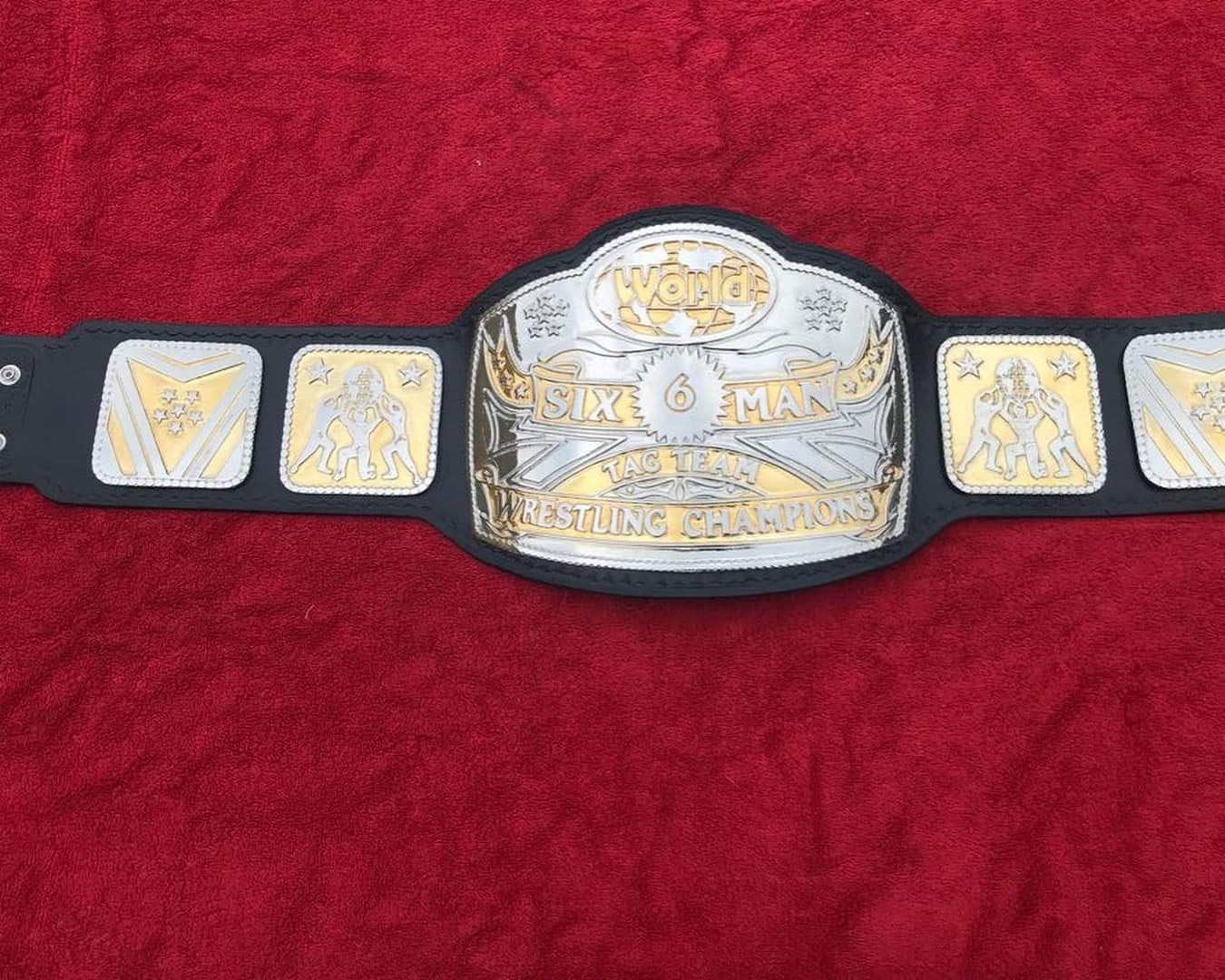 NWA Six man Tag Team Championship Belt