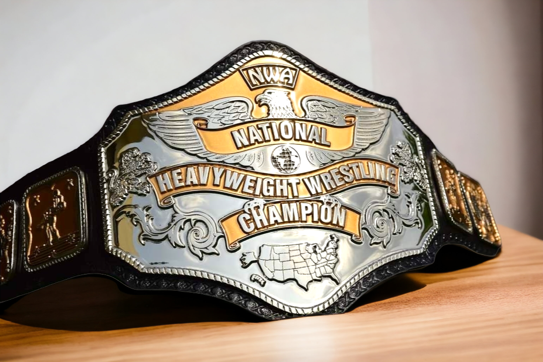 NWA National Heavyweight Championship Belt| nwa-national-heavyweight | championship belt | MnM Belts