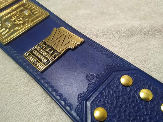 WWF Block Logo Big Eagle Championship Replica Title Belt