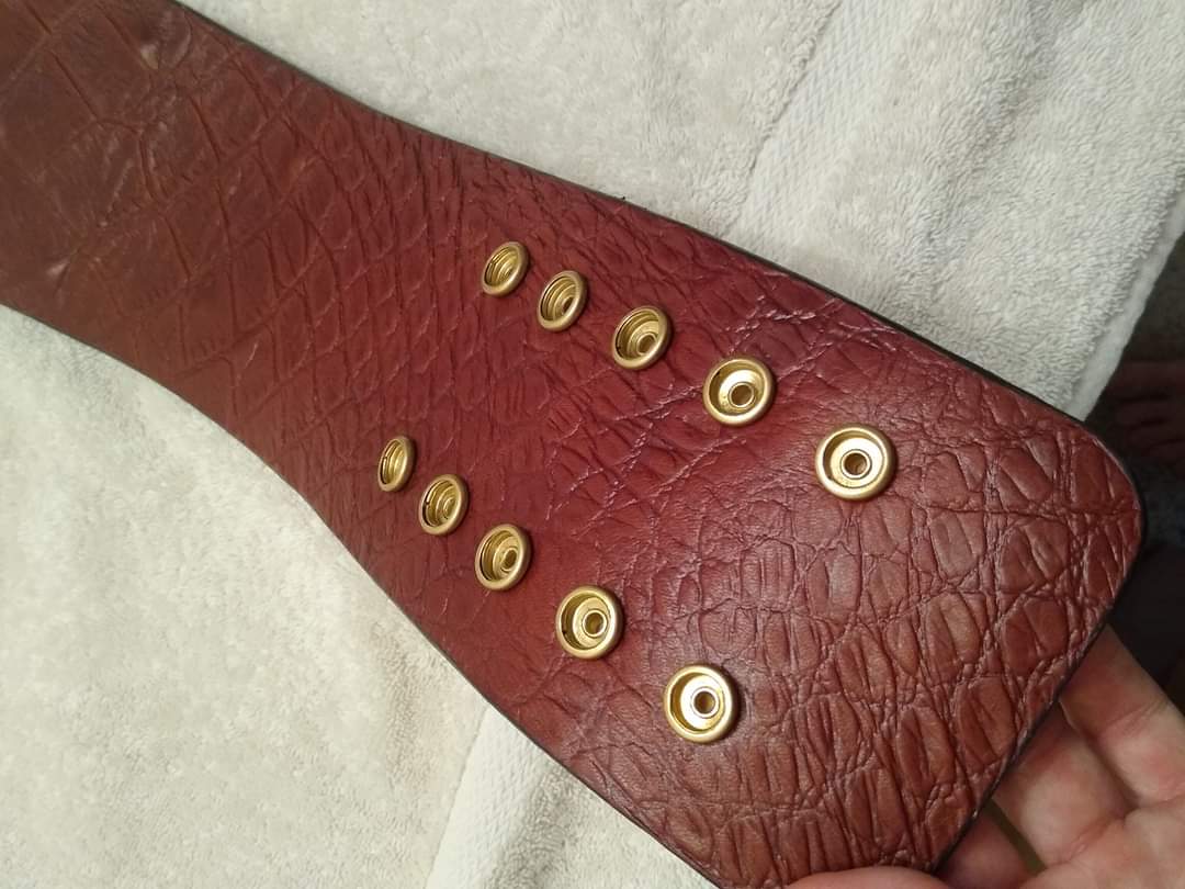 WWF Block Logo Big Eagle Championship Replica Title Belt