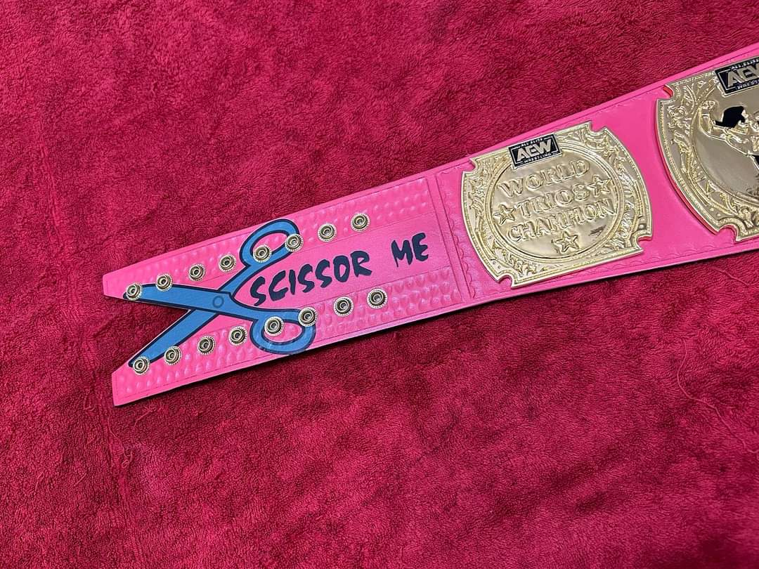 AEW World Trios Championship Title Belt